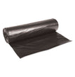 Boardwalk® Low-Density Waste Can Liners, 56 gal, 0.6 mil, 43" x 47", Black, 25 Bags/Roll, 4 Rolls/Carton OrdermeInc OrdermeInc