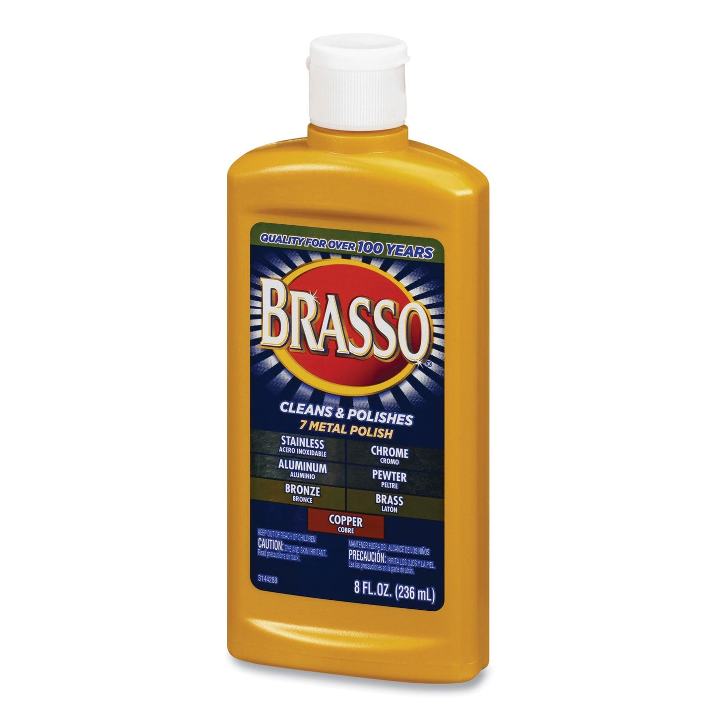 Metal Surface Polish, 8 oz Bottle - OrderMe