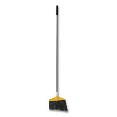 RUBBERMAID COMMERCIAL PROD. Angled Large Broom, 48.78" Handle, Silver/Gray - OrdermeInc