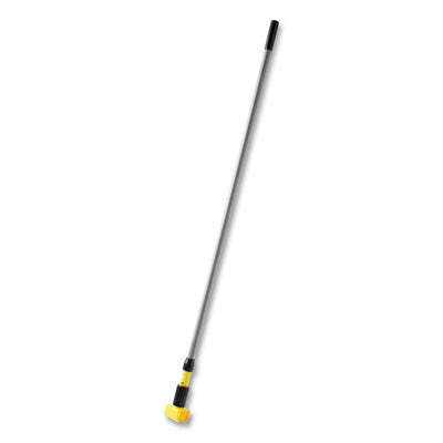 RUBBERMAID COMMERCIAL PROD. Fiberglass Gripper Mop Handle, 1" dia x 60", Gray/Yellow - OrdermeInc