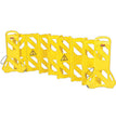 RUBBERMAID COMMERCIAL PROD. Portable Mobile Safety Barrier, Plastic, 13 ft x 40", Yellow - OrdermeInc