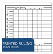 Student Plan Book, 40-Weeks: Six-Subject Day, Blue/White Cover, (100) 11 x 8.5 Sheets - OrdermeInc