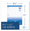 Notebook Filler Paper, 3-Hole, 8.5 x 11, College Rule, 100/Pack OrdermeInc OrdermeInc