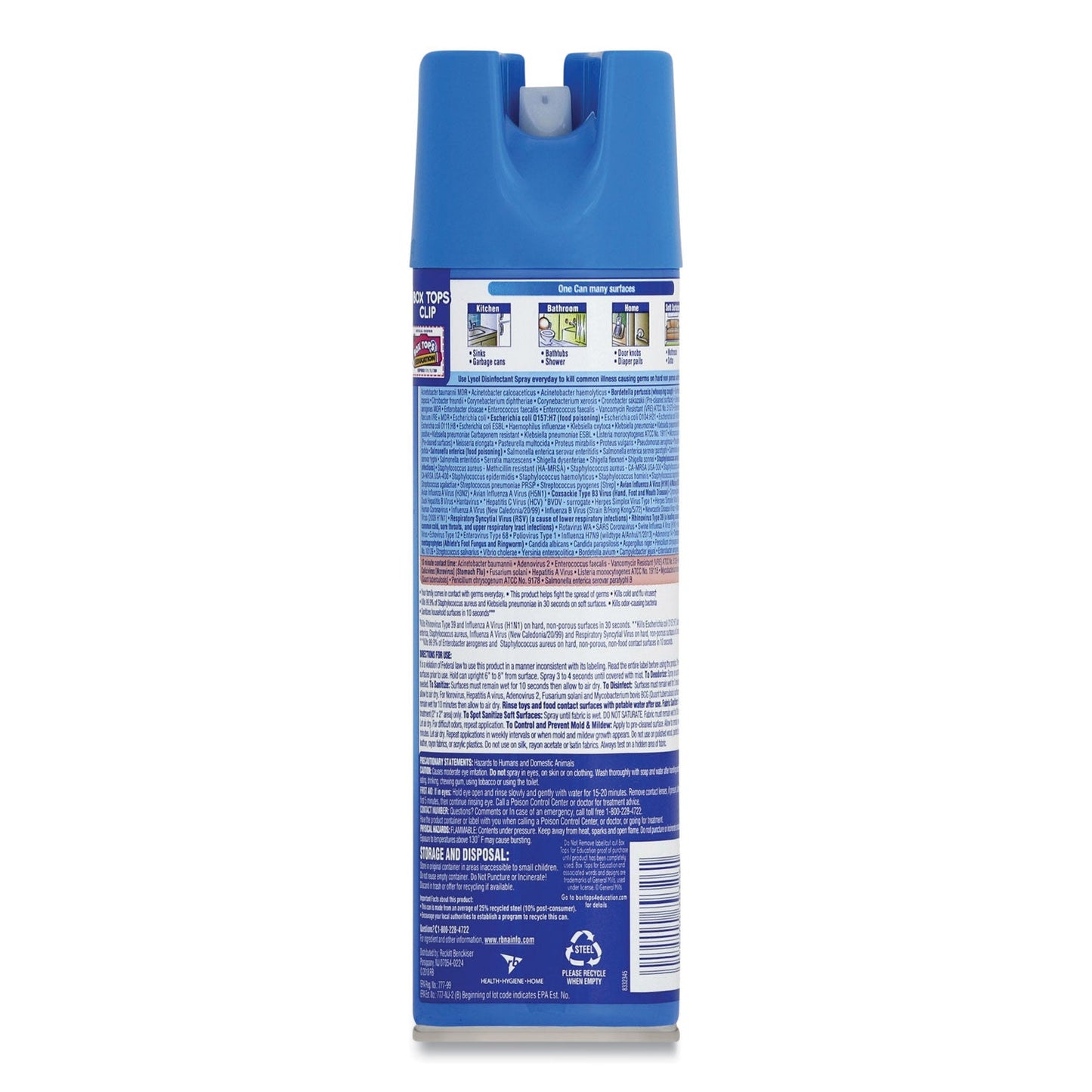 Disinfectant Spray, Spring Waterfall Scent, 19 oz Aerosol Spray