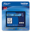 Brother P-Touch® TZe Laminated Removable Label Tapes, 0.47" x 26.2 ft, Black on Blue OrdermeInc OrdermeInc