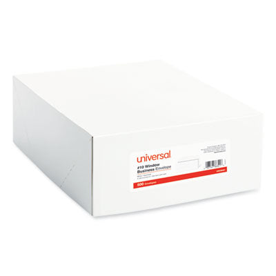 Open-Side Business Envelope, 1 Window, #10, Square Flap, Gummed Closure, 4.13 x 9.5, White, 500/Box OrdermeInc OrdermeInc