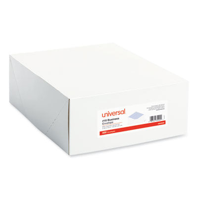 Universal® Open-Side Security Tint Business Envelope, #10, Monarch Flap, Gummed Closure, 4.13 x 9.5, White, 500/Box OrdermeInc OrdermeInc