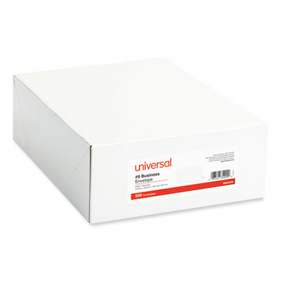 Universal® Open-Side Business Envelope, #9, Square Flap, Gummed Closure, 3.88 x 8.88, White, 500/Box OrdermeInc OrdermeInc
