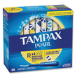 Pearl Tampons, Regular, 36/Box, 12 Box/Carton OrdermeInc OrdermeInc