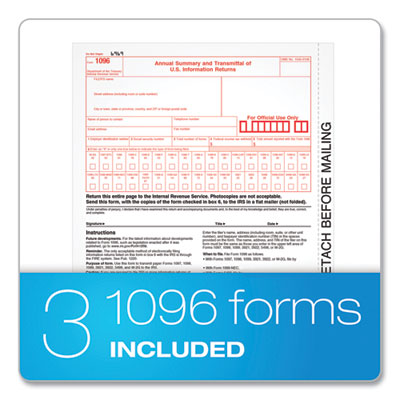 1099-NEC Continuous Tax Forms, Fiscal Year: 2023, Four-Part Carbonless, 8.5 x 5.5, 2 Forms/Sheet, 24 Forms Total OrdermeInc OrdermeInc