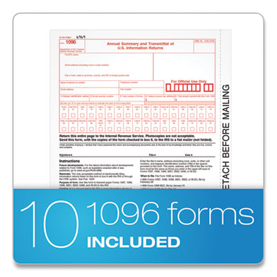 1099-NEC Continuous Tax Forms, Fiscal Year: 2023, Four-Part Carbonless, 8.5 x 5.5, 2 Forms/Sheet, 600 Forms Total OrdermeInc OrdermeInc