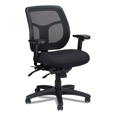 Apollo Multi-Function Mesh Task Chair, Supports Up to 250 lb, 18.9" to 22.4" Seat Height, Silver Seat/Back, Black Base OrdermeInc OrdermeInc