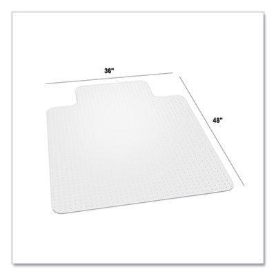 EverLife Chair Mats for Medium Pile Carpet With Lip, 36 x 48, Clear OrdermeInc OrdermeInc