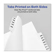 Preprinted Legal Exhibit Side Tab Index Dividers, Avery Style, 10-Tab, 29, 11 x 8.5, White, 25/Pack OrdermeInc OrdermeInc