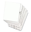 Preprinted Legal Exhibit Side Tab Index Dividers, Avery Style, 10-Tab, 27, 11 x 8.5, White, 25/Pack, (1027) OrdermeInc OrdermeInc