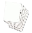 Preprinted Legal Exhibit Side Tab Index Dividers, Avery Style, 10-Tab, 28, 11 x 8.5, White, 25/Pack, (1028) OrdermeInc OrdermeInc