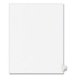 Preprinted Legal Exhibit Side Tab Index Dividers, Avery Style, 26-Tab, Z, 11 x 8.5, White, 25/Pack, (1426) - OrdermeInc