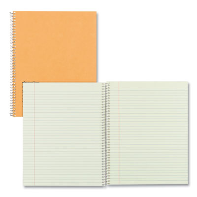 REDIFORM OFFICE PRODUCTS Single-Subject Wirebound Notebooks, Narrow Rule, Brown Paperboard Cover, (80) 10 x 8 Sheets - OrdermeInc