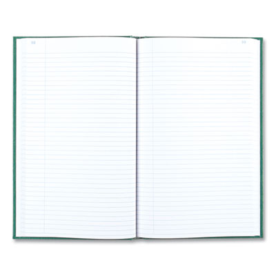 National® Emerald Series Account Book, Green Cover, 12.25 x 7.25 Sheets, 500 Sheets/Book OrdermeInc OrdermeInc