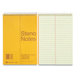 REDIFORM OFFICE PRODUCTS Standard Spiral Steno Pad, Gregg Rule, Brown Cover, 60 Eye-Ease Green 6 x 9 Sheets - OrdermeInc
