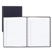 Blueline® Business Notebook with Self-Adhesive Labels, 1-Subject, Medium/College Rule, Blue Cover, (192) 9.25 x 7.25 Sheets - OrdermeInc