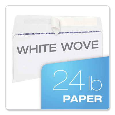 1099 Double Window Envelope, Commercial Flap, Self-Adhesive Closure, 3.75 x 8.75, White, 24/Pack OrdermeInc OrdermeInc