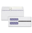 1099 Double Window Envelope, Commercial Flap, Self-Adhesive Closure, 3.75 x 8.75, White, 24/Pack OrdermeInc OrdermeInc