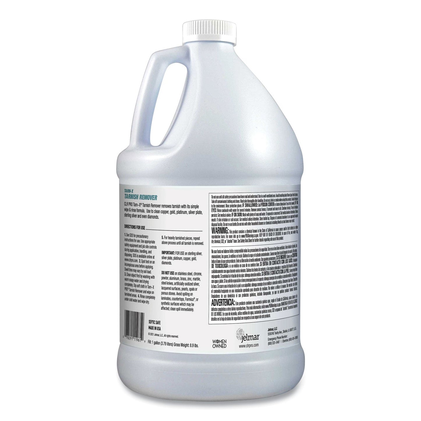Tarnish Remover, 1 gal Bottle, 4/Carton - OrderMe