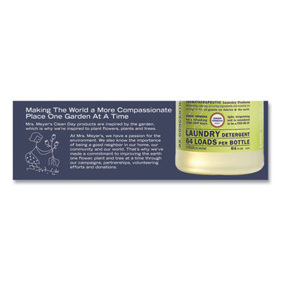 Liquid Laundry Detergent, Lemon Verbena Scent, 64 oz Bottle OrdermeInc OrdermeInc