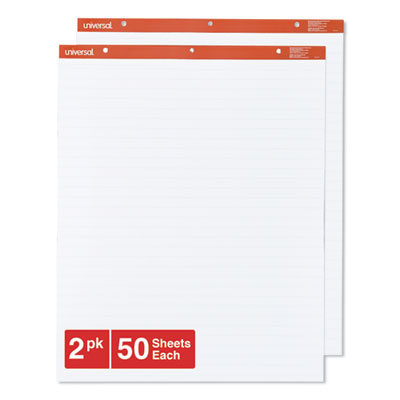 Easel Pads/Flip Charts, Presentation Format (1" Rule), 27 x 34, White, 50 Sheets, 2/Carton OrdermeInc OrdermeInc