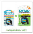 DYMO® LetraTag Plastic Label Tape Cassette, 0.5" x 13 ft, Yellow - OrdermeInc