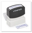 Universal® Message Stamp, SCANNED, Pre-Inked One-Color, Blue - OrdermeInc