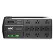 APC® Home Office SurgeArrest Power Surge Protector, 8 AC Outlets/2 USB Ports, 6 ft Cord, 2,630 J, Black OrdermeInc OrdermeInc