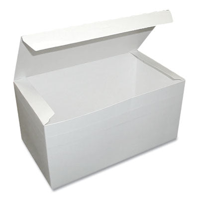 Tuck-Top One-Piece Paperboard Take-Out Box, 9 x 5 x 3, White, Paper, 250/Carton OrdermeInc OrdermeInc