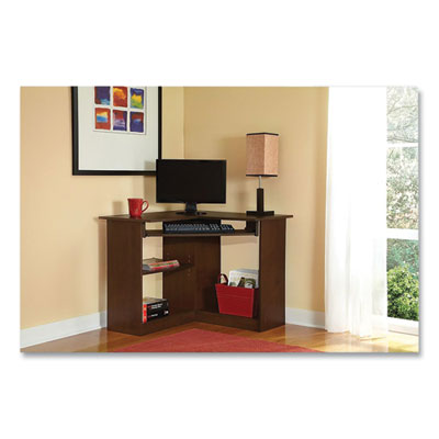 Corner Desk, 35.38" x 35.38" x 28.88", Resort Cherry OrdermeInc OrdermeInc