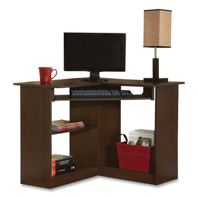 Corner Desk, 35.38" x 35.38" x 28.88", Resort Cherry OrdermeInc OrdermeInc