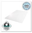 Cleartex Advantagemat Phthalate Free PVC Chair Mat for Hard Floors, 48 x 36, Clear OrdermeInc OrdermeInc