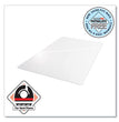 Cleartex Advantagemat Phthalate Free PVC Chair Mat for Hard Floors, 53 x 45, Clear OrdermeInc OrdermeInc