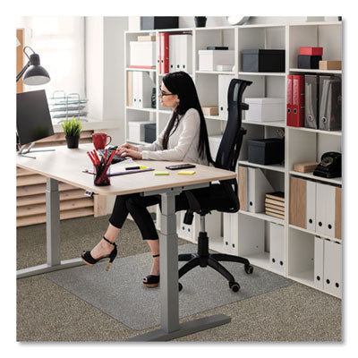 Cleartex Ultimat Polycarbonate Chair Mat for High Pile Carpets, 60 x 48, Clear OrdermeInc OrdermeInc