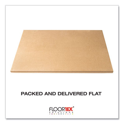 FLOORTEX Cleartex Advantagemat Phthalate Free PVC Chair Mat for Low Pile Carpet, 48 x 36, Clear