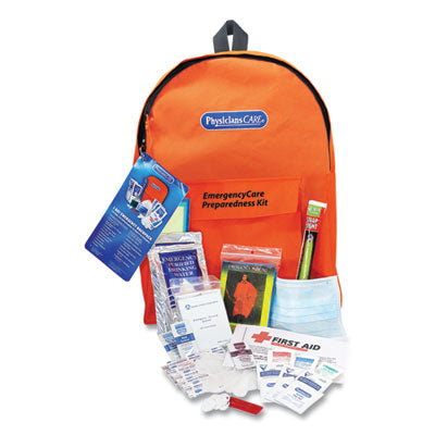 PhysiciansCare® by First Aid Only® Emergency Preparedness First Aid Backpack, 43 Pieces/Kit OrdermeInc OrdermeInc