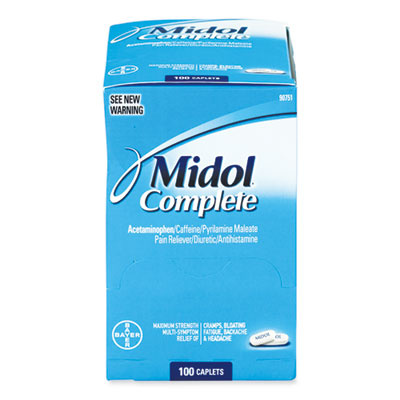 Complete Menstrual Caplets, Two-Pack, 50 Packs/Box OrdermeInc OrdermeInc