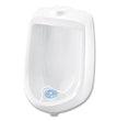 BIG D Extra Duty Urinal Screen with Non-Para Block, Evergreen with Enzymes Scent, White, Dozen - OrdermeInc