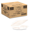 Hinged Lid Containers, Single Compartment, 9 x 8.8 x 3, White, Plastic, 150/Carton OrdermeInc OrdermeInc