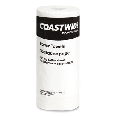 Kitchen Roll Paper Towels, 2-Ply, 11 x 8.5, White, 85 Sheets/Roll, 30 Rolls/Carton OrdermeInc OrdermeInc