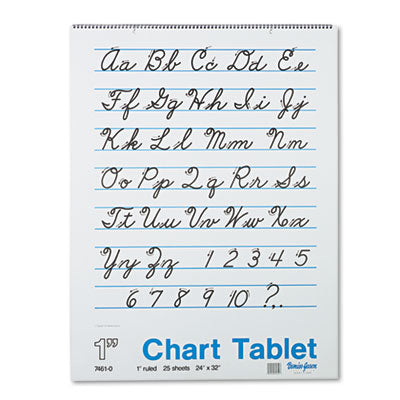 PACON CORPORATION Chart Tablets, Presentation Format (1" Rule), 24 x 32, White, 25 Sheets - OrdermeInc