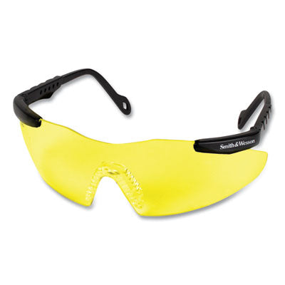 Smith & Wesson® Magnum 3G Safety Eyewear, Black Frame, Yellow/Amber Lens, 12/Box - OrdermeInc