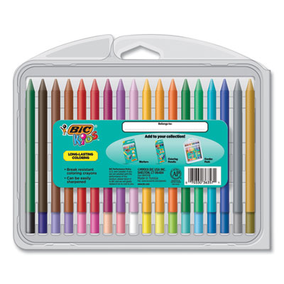 BIC CORP. Kids Coloring Crayons, 36 Assorted Colors, 36/Pack