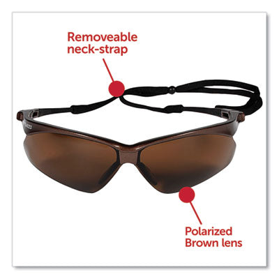 KleenGuard™ Nemesis Safety Glasses, Brown Frame, Brown Lens, 12/Box - OrdermeInc