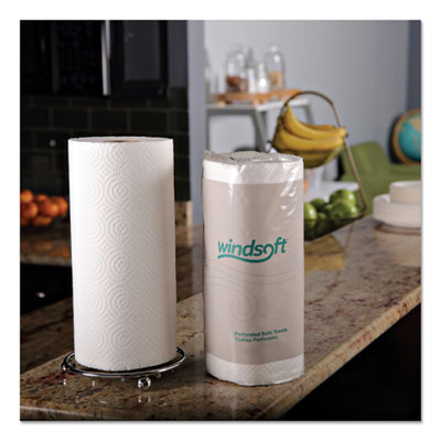 Kitchen Roll Towels, 2-Ply, 11 x 8.8, White, 100/Roll, 30 Rolls/Carton OrdermeInc OrdermeInc